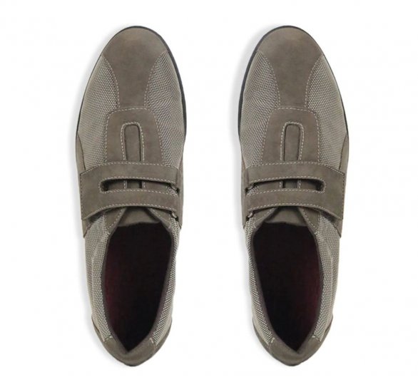 Munro Shoes | WOMEN'S JOLIET-Khaki Fabric/Suede - Click Image to Close