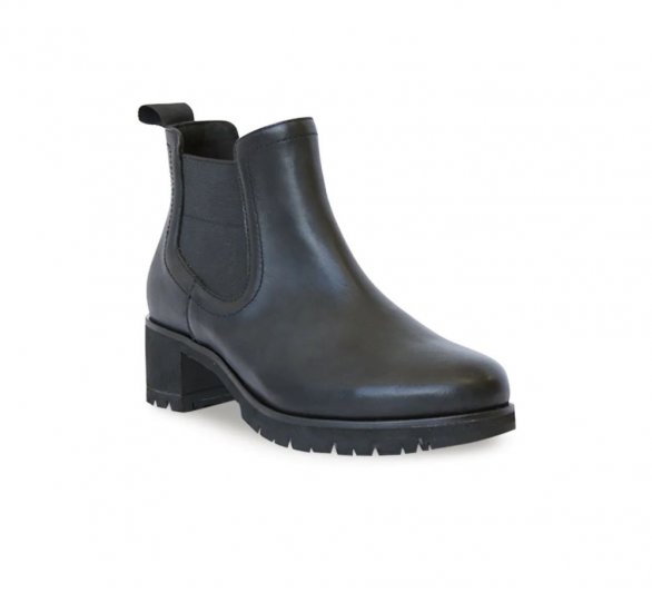 Munro Boots | WOMEN'S DARCY-Black Leather - Click Image to Close