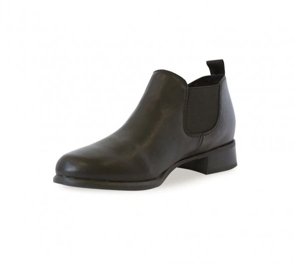 Munro Boots | WOMEN'S BEDFORD-Black Leather - Click Image to Close