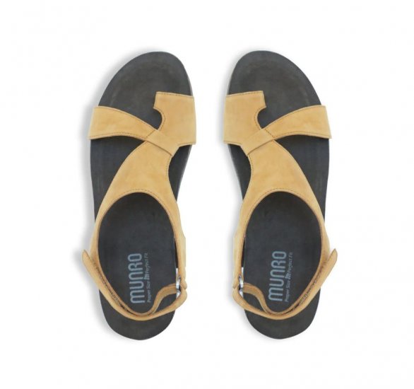 Munro Sandals | WOMEN'S MEGHAN-Curry Nubuck - Click Image to Close