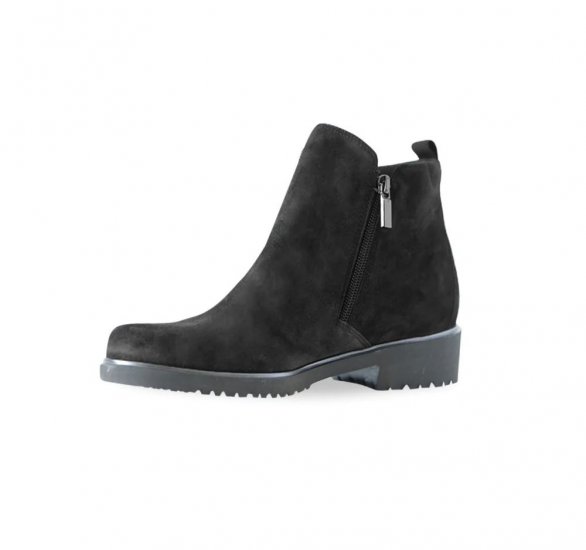 Munro Boots | WOMEN'S ROURKE-Black Suede - Click Image to Close