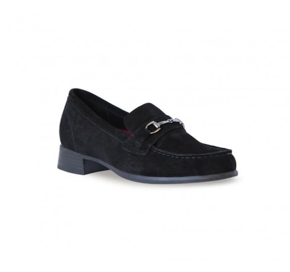 Munro Shoes | WOMEN'S GRYFFIN-Black Suede - Click Image to Close