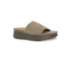 Munro Sandals | WOMEN'S NALIA-Khaki Stretch Fabric