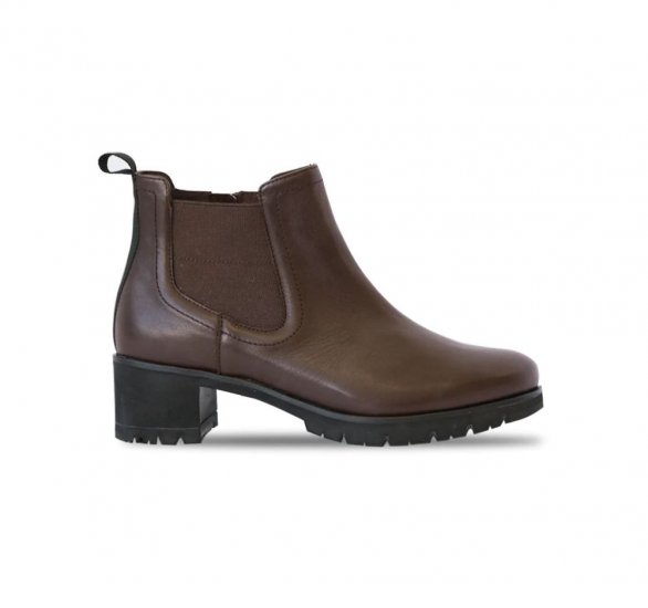 Munro Boots | WOMEN'S DARCY-Chocolate Tumbled Leather - Click Image to Close