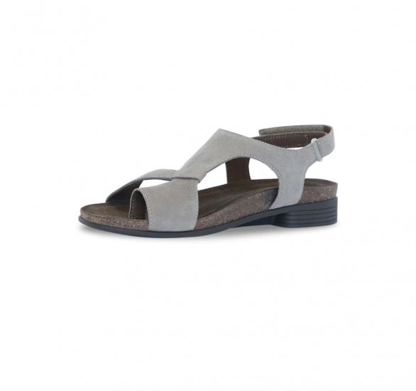 Munro Sandals | WOMEN'S MEGHAN-Slate Grey Nubuck - Click Image to Close