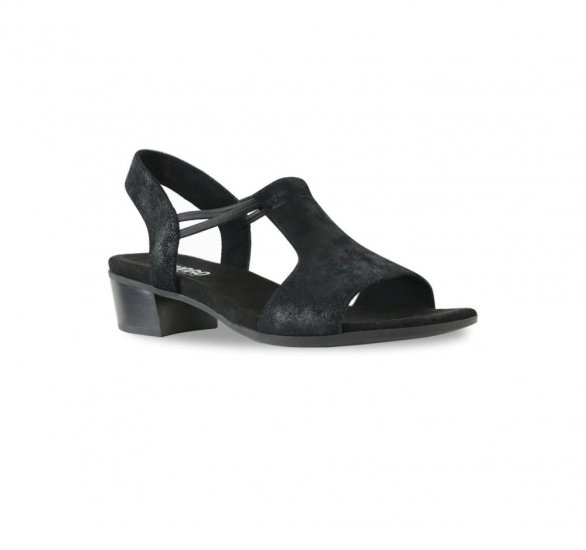 Munro Sandals | WOMEN'S SUSAN-Nero Stardust - Click Image to Close