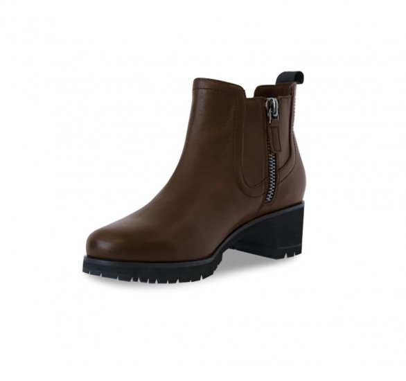 Munro Boots | WOMEN'S DARCY-Chocolate Tumbled Leather - Click Image to Close