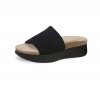 Munro Sandals | WOMEN'S NALIA-Black Stretch Fabric